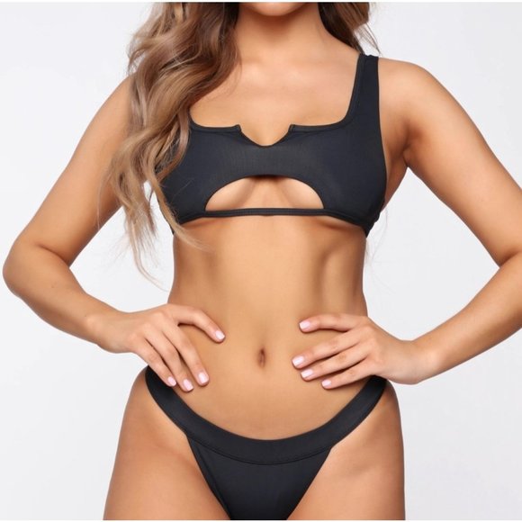 Fashion Nova Other - Fashion Nova Black Bikini - Medium